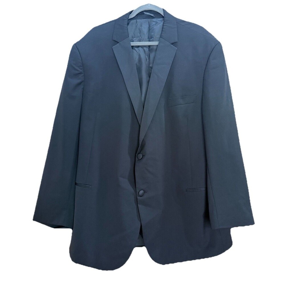 BLACK by Vera Wang Tuxedo Jacket. Black FINE WORSTED WOOL, Size 50L .